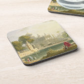 Uitzicht van de Sassoor in het decaan, uit boekdee Bier Onderzetter (Linkerzijde)