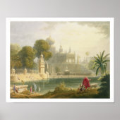 Uitzicht van de Sassoor in het decaan, uit boekdee Poster (Voorkant)