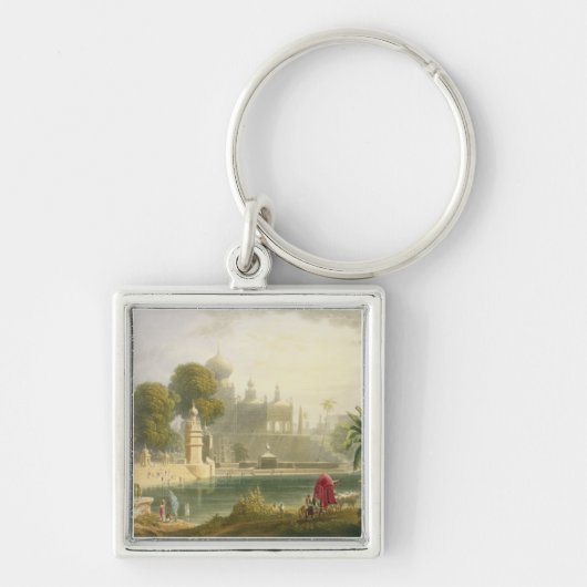 Uitzicht van de Sassoor in het decaan, uit boekdee Sleutelhanger (Voorkant)