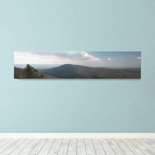 Uitzicht van de Schilderachtig aandrijving van Tal Canvas Afdruk (Insitu (Houten vloer))