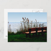 Uitzicht van de schilderachtig oceaanbaai briefkaart (Voorkant / Achterkant)