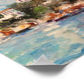 Uitzicht van de schildpadden uit de oude haven van poster (Hoek)