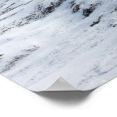 Uitzicht van de Schilthorn-berg Poster (Hoek)