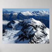 Uitzicht van de Schilthorn-berg Poster (Voorkant)
