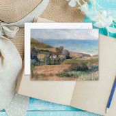 Uitzicht van de Seacoast nabij Wargemont in Norman Briefkaart