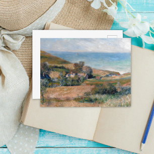 Uitzicht van de Seacoast nabij Wargemont in Norman Briefkaart