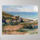Uitzicht van de Seacoast nabij Wargemont in Norman Poster (Voorkant)