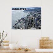 Uitzicht van de seattle poster (Keuken)