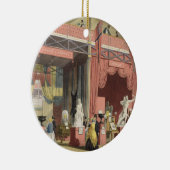 Uitzicht van de secties Zweden, Noorwegen en Denem Keramisch Ornament (Rechts)