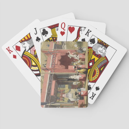 Uitzicht van de secties Zweden, Noorwegen en Denem Speelkaarten (Achterkant)