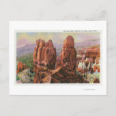 Uitzicht van de Sentinels Briefkaart (Voorkant)