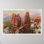 Uitzicht van de Sentinels Poster (Voorkant)