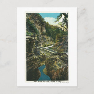 Uitzicht van de Sentry Bridge & Upper Tunnel Briefkaart