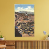 Uitzicht van de Shasta-dam Canvas Afdruk (Insitu (Woonkamer))