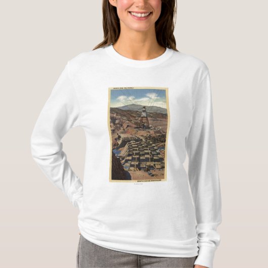 Uitzicht van de Shasta-dam T-shirt (Voorkant)