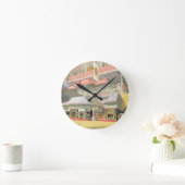 Uitzicht van de Sheffield-hardwarestandaard en de Ronde Klok (Huis)