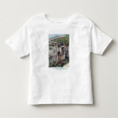 Uitzicht van de Sherman Roos TreeMonterey, CA Kinder Shirts (Voorkant)