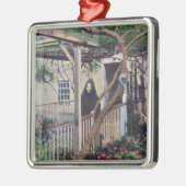 Uitzicht van de Sherman Roos TreeMonterey, CA Metalen Ornament (Links)