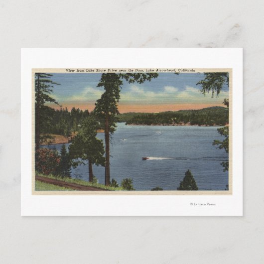 Uitzicht van de Shore Drive, nabij stuwdam Briefkaart (Voorkant)