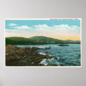 Uitzicht van de Shore nabij Camden Harbour Poster (Voorkant)