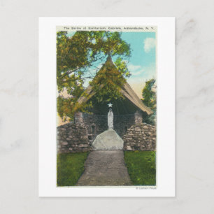 Uitzicht van de Shrine in Sanitarium in Gabriels Briefkaart