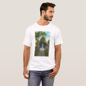 Uitzicht van de Shrine in Sanitarium in Gabriels T-shirt (Voorkant volledig)