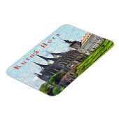 Uitzicht van de Sint-Barbarakathedraal in Kutná Ho Magneet (Linkerzijde)