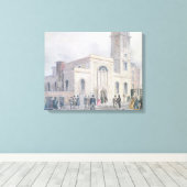 Uitzicht van de Sint-Bartholomeuskerk Canvas Afdruk (Insitu (Houten vloer))