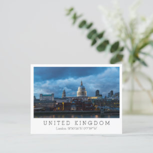 Uitzicht van de Sint-Pauluskathedraal. Londen Briefkaart