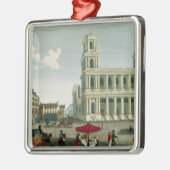 Uitzicht van de Sint-Sulpice-kerk Metalen Ornament (Links)