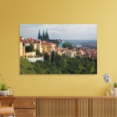 Uitzicht van de Sint-Vituskathedraal, Praag, Tsjec Canvas Afdruk (Insitu (Woonkamer))