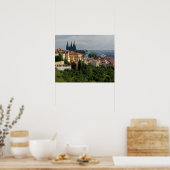 Uitzicht van de Sint-Vituskathedraal, Praag, Tsjec Poster (Keuken)