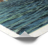 Uitzicht van de Siuslaw River Bridge Poster (Hoek)