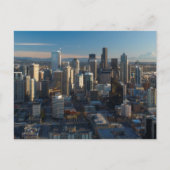 Uitzicht van de skyline van de stad Seattle Briefkaart (Voorkant)