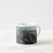 Uitzicht van de skyline van de stad Seattle Espresso Kop (Voorkant rechts)