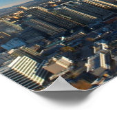 Uitzicht van de skyline van de stad Seattle Poster (Hoek)