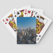 Uitzicht van de skyline van de stad Seattle Speelkaarten (Achterkant)