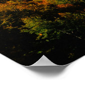 Uitzicht van de sluipende herfst op de berg Trigla Poster (Hoek)