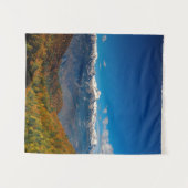 Uitzicht van de sluipende herfst op de berg Trigla Wandkleed (Voorkant (horizontaal))