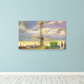 Uitzicht van de Social Science and Sky Ride Canvas Afdruk (Insitu (Houten vloer))