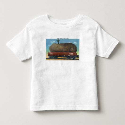 Uitzicht van de soort aardappelen, geteeld in maïs kinder shirts (Voorkant)