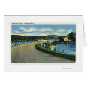 Uitzicht van de Southport-brug