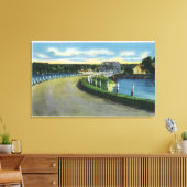 Uitzicht van de Southport-brug Canvas Afdruk (Insitu (Woonkamer))