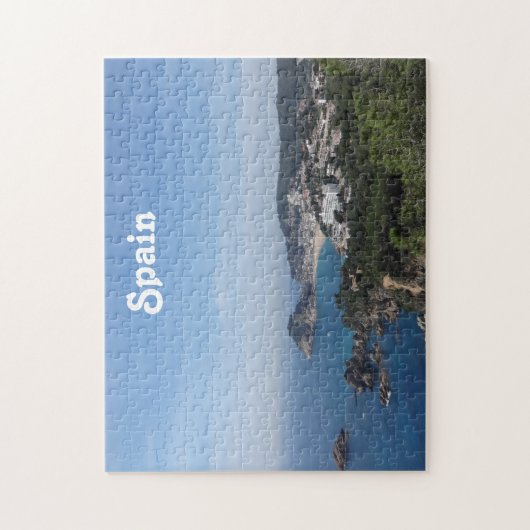 Uitzicht van de Spaanse kust Legpuzzel (Verticaal)