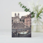 Uitzicht van de Spaanse Stappen of Scalinata Briefkaart (Staand voorkant)