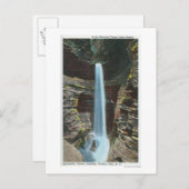 Uitzicht van de spectaculaire Cavern Cascade Briefkaart (Voorkant / Achterkant)