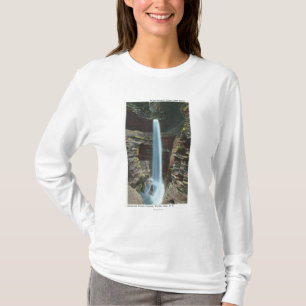 Uitzicht van de spectaculaire Cavern Cascade T-shirt