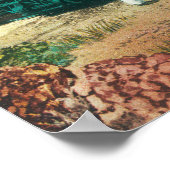 Uitzicht van de spoorlijn Mt. Tamalpais Poster (Hoek)