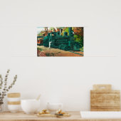 Uitzicht van de spoorlijn Mt. Tamalpais Poster (Keuken)