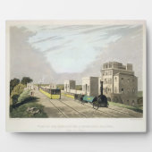 Uitzicht van de spoorweg Manchester en Liverpool, Fotoplaat (Voorkant)